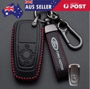 Leather car key Fob protector cover protection Ford Ranger Next Gen Wildtrak - Picture 1 of 4
