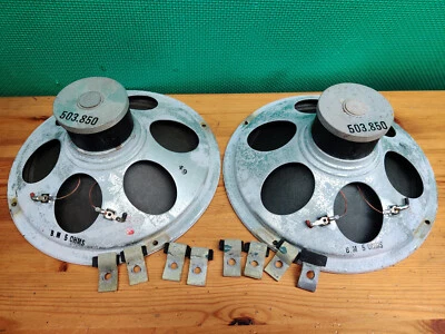 2x Breitbandlautsprecher AlNiCo Fullrange speakers 5Ω.  X - Bild 1 von 4