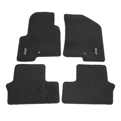 2007-2016 Jeep Compass Patriot Carpet Floor Mats Slate Set of 4 Premium MOPAR OE - Image 1 of 3