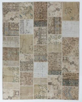 Handmade Patchwork Rug Made from Vintage Carpets, CUSTOM OPTIONS Av. - Image 1 of 4