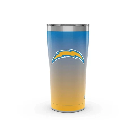 LOS ANGELES CHARGERS, 20oz STAINLESS STEEL TUMBLER FROM TERVIS  WITH LID Cover