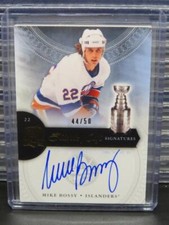 2011-12 Upper Deck UD The Cup Mike Bossy Stanley Cup Signatures Auto #44/50
