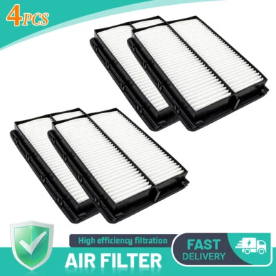4x Engine Air Filters For 2017-2018 Hyundai Santa Fe Sport Kia Sorento Sedona - Image 1 of 4