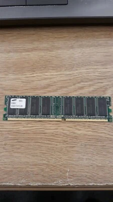 128MB SAMSUNG MEMORY RAM M368L1713DTL-CB0 - USED   SSG387 - Image 1 of 4