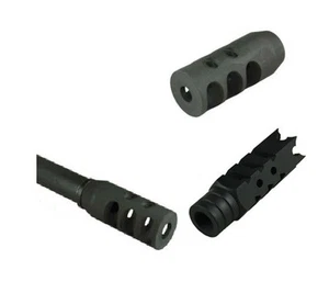 Freno de boca corto de competición modelo 308 5/8 × 24 o modelo 223 1/2 × 28 lavadora aplastante - Imagen 1 de 3