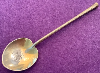 Palm Beach Florida Palmera Corazón Hoja Cuenco Oro Lavado Esterlina Cuchara de Recuerdo Foto 1 de 4