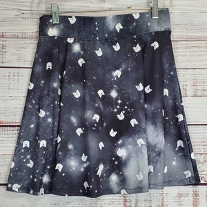 Sailor Moon Luna Galaxy Mini Skirt M Flowy Flare Pull on Stretch Anime Cosplay - Picture 1 of 9