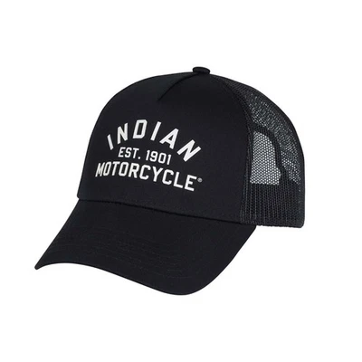 Gorra Indian Motorcycle IM Trucker, negra Foto 1 de 4