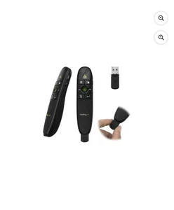 Wireless Presentation Remote with Red Laser Pointer - 90 ft. - PowerPoint Pre... - Afbeelding 1 van 6