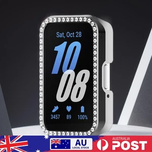 PC Diamond Inlaid Case Dustproof Anti-Scratch for Samsung Galaxy Fit 3 SM-R390 - Photo 1 sur 27