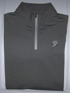 Mint PETER MILLAR Pullover Sweater Shirt Perth THE GREENBRIER RESORT Size L Gray - Picture 1 of 6