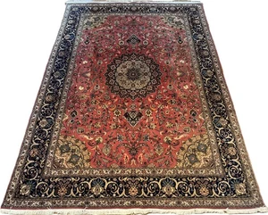Tebris 360 x 252cm Täbriz mit Seide Rug Carpet Tapis Silk Orientteppich - Bild 1 von 9