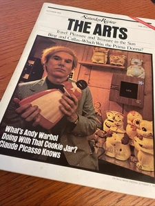 Saturday Review October 1972 The Arts  Andy Warhol  Cover  - Vietnam War - Picture 1 of 10
