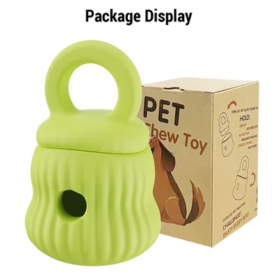 Dog Treat Dispensing Toy Pet Resin Slow Feeder Interactive Dog Puzzle Toys For - Image 1 of 4