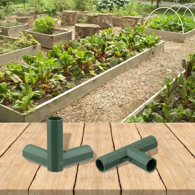 12pcs Pipe Connectors For Building Greenhouse Frame Furniture Connectors 16mm - Image 1 of 4