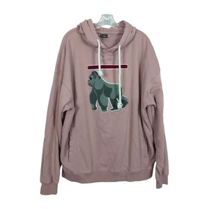 RawGear Herren Hoodie XL Lachs Sweatshirt Kapuzenpullover Gorilla Baumwolle LA Streetwear - Bild 1 von 17