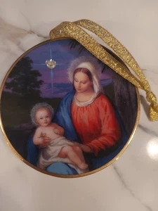 1998 Avon "Stern von Bethlehem" Krippe Miniatur Teller Weihnachtsschmuck - Bild 1 von 4