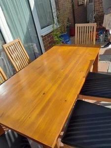 Dining Room Table & 6 Chairs - Picture 1 of 4
