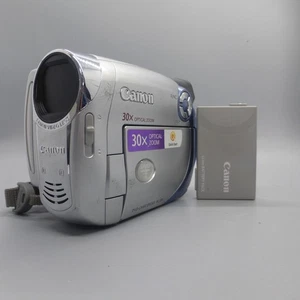 Canon DC201 Handheld DVD-RW Camcorder Silver Tested - Picture 1 of 9