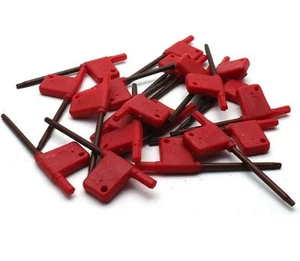 T15 Torx Flag Driver Torx Key Wrench Spanner Screwdriver- Pack of 20 - Picture 1 of 6