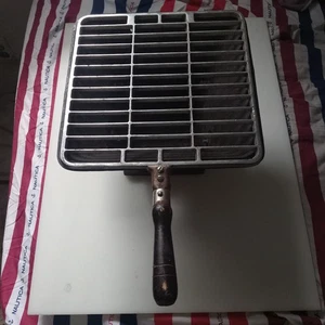 Vintage Original Gusseisen Single Hibachi Grill - Taiwan Tisch Holzkohlegrill - Bild 1 von 11