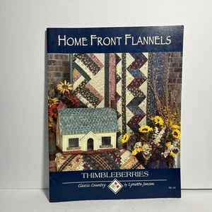 Home Front Flannels Quilting Book By Thimbleberries Lynette Jensen - Picture 1 of 4
