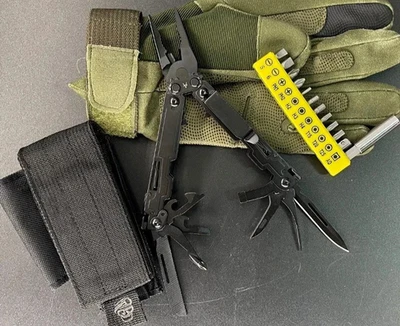 BIG Tool PowerAcces  SOG multitool BLACK+ TOOLS + BAG - Bild 1 von 4