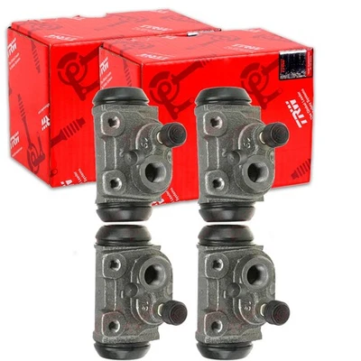 2x TRW Cilindro Freno 19mm Adatto A per Citroën C2 C3 Freno a Tamburo BWD307T - Immagine 1 di 4