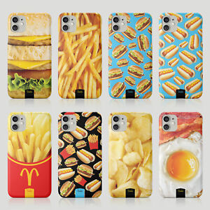 Tirita Phone Case for iPhone 14 13 11 12 7 8 SE X 6S XR Fast Food Burger Fries