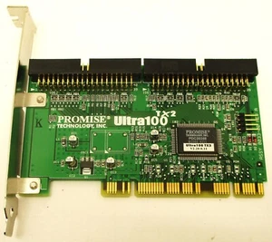 Vintage 2000 PROMISE Ultra100 TX2 Dual IDE PCI Card for PC - Picture 1 of 4
