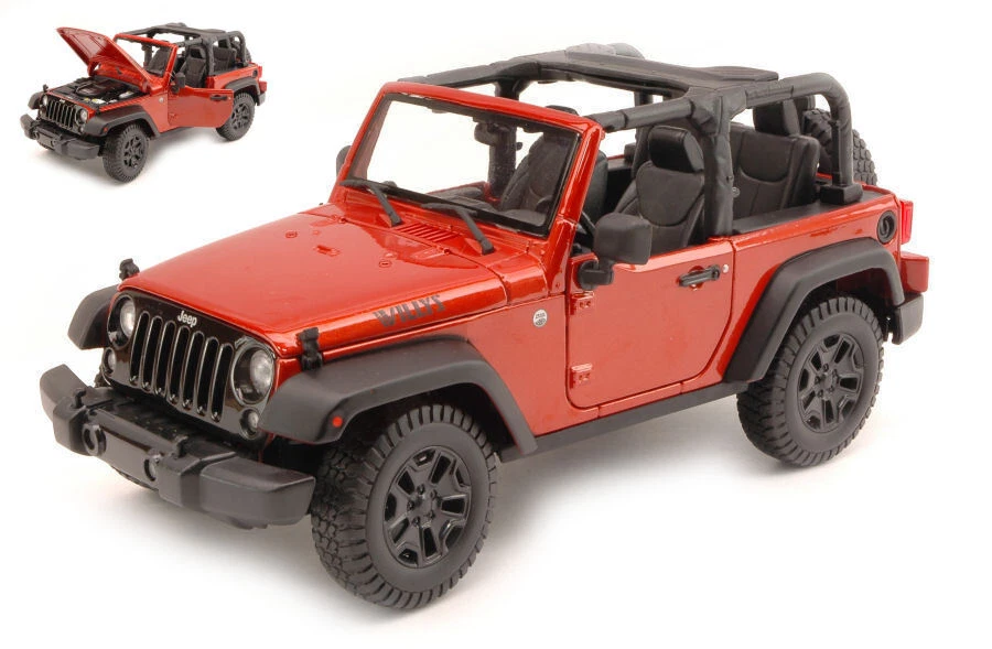 Maisto JEEP WRANGLER OPEN TOP 2014 COPPER METALLIC 1:18 - Immagine 1 di 1