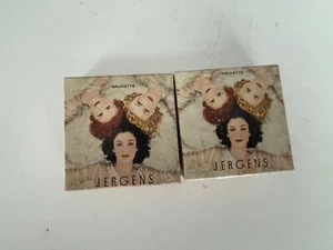 LOTTO di 2 brune in polvere vintage Jergens viso 7/8 once NUOVE NOS - Foto 1 di 5