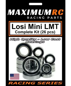 MAXRC - Losi 1/18 Mini LMT 4x4 Grave Digger Sealed Bearings Upgrade Kit (26 pcs) - Picture 1 of 4