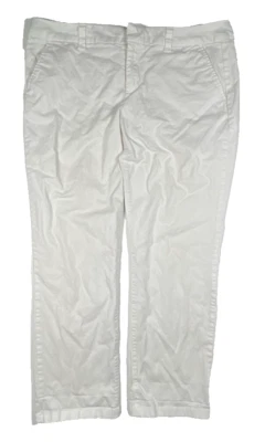 Stylus Women's Size 14 White Pants Stretch Cotton Blend - Image 1 of 4