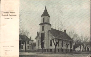IL    PAXTON   SWEDISH MISSION CHURCH    CU Williams 1911 Photoette postcard - Picture 1 of 2