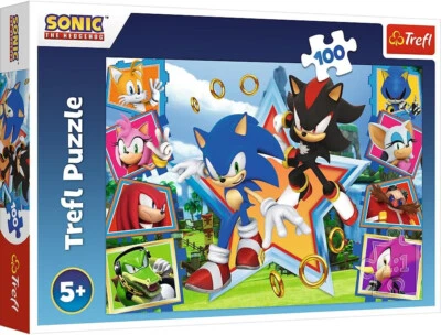 100 Pièce Sonic Le Hérisson Puzzle Enfants Miles Amy Rose Doctor Eggman - Photo 1/4