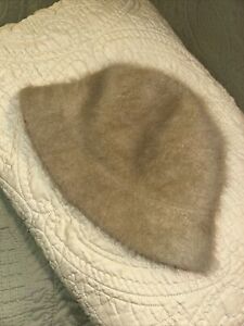 Angora Bucket Hat Beige One Size, Furry
