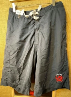 U.S. Polo Hombre Azul Board Shorts Breve Forro Talla L Bolsillos Foto 1 de 4