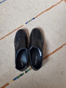 Fashion Damen Schuhe  Halbschuhe aus Leder Schwarz Gr. 39 NEU - Bild 1 von 8