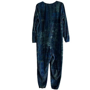 Natural Life Fleece One Piece Pajamas Jumpsuit Womens Zip Camping Cozy Soft Sz M - Picture 1 of 7