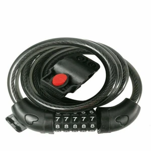 TechTongda 5 Digit Combination Password Bicycle Cable Chain Lock Keyless Safe - Picture 1 of 11