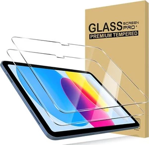 iPad 10.9 10th Generation 2022 Screen Protector Tempered Glass A2696/A2757/A2777 - Picture 1 of 9