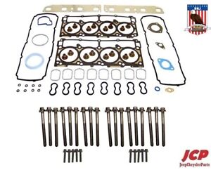 UPPER ENGINE GASKET SET w/HEAD BOLTS FOR JEEP GRAND CHEROKEE WK 05-06 5.7L V8