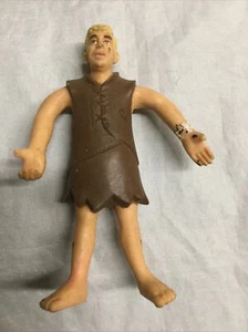 1993 Mattel The Flintstones Bendable Figures Barney Rubble Loose - Picture 1 of 2