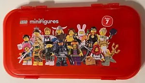 LEGO 499378 Minifigures Series 7 Red Collectible Storage Case Box - Picture 1 of 3