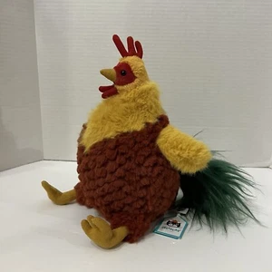 Jellycat CLUNY COCKEREL Plush Stuffed Chicken Rooster Toy RARE - Picture 1 of 8