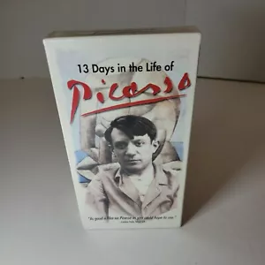 PICASSO 13 Days In The Life of Picasso VHS Tape French Movie Center Stage RARE - Picture 1 of 9