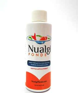 Nualgi 125 ml Tratamiento Natural Estanque y Clarificador de Agua - Promueve la Salud de los Peces - Imagen 1 de 1