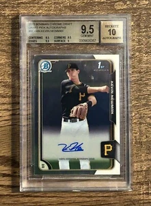 2015 Bowman Cromato Draft Autografo Kevin Newman Auto RC BGS Gemma Nuovo di zecca 9,5 Pirates - Foto 1 di 1