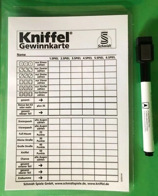 Laminated Game Templates Trick Rock the Bock - Image 1 of 2